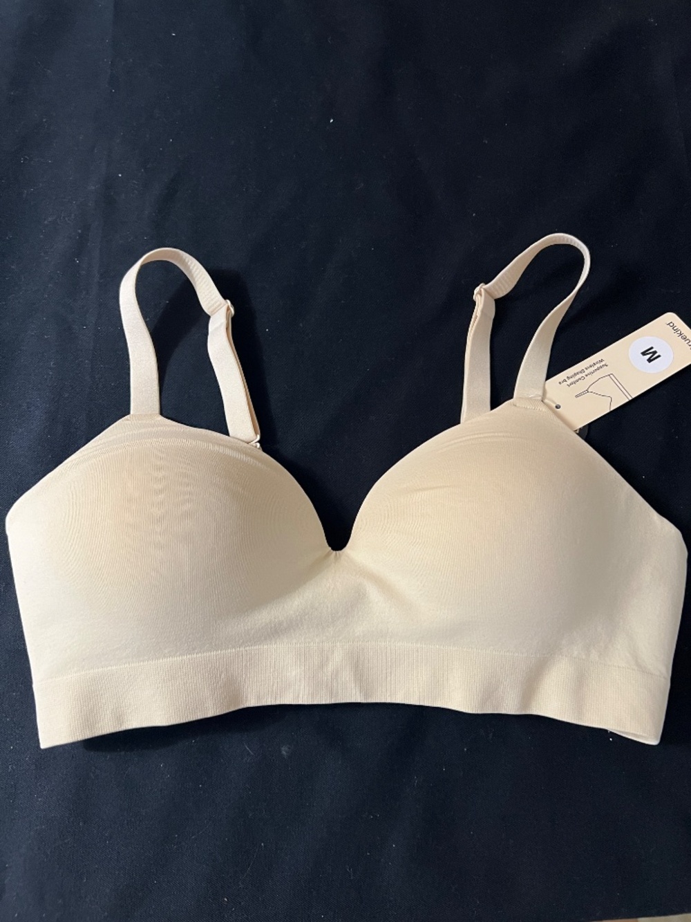 Truekind Bra Supportive Comfort Wireless Shaping Beige Size M New NWT
